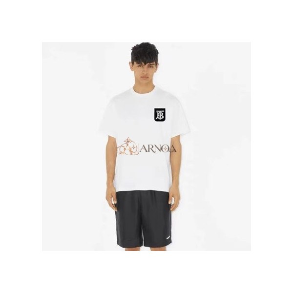 ✨버버리 남/녀 화이트 반팔티