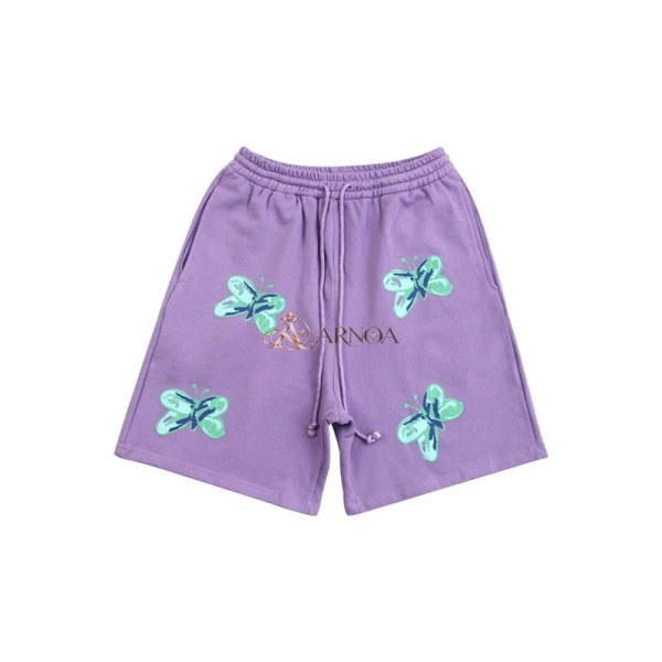 ✨웰던 남/녀 캐쥬얼 퍼플 반바지- Welldone Unisex Purple Half-pants