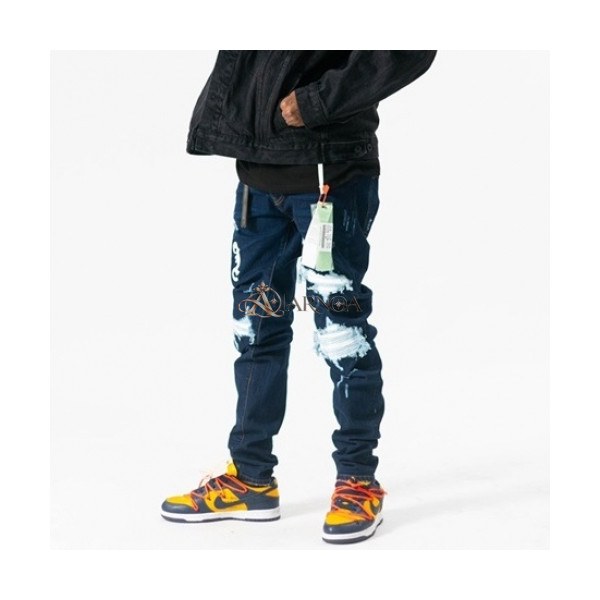 ✨[매장판]Amiri 2021 Mens Trendy Denim Pants - 아미리 2021 남성 트렌디 데님 팬츠 Ami0164x.Size(29 - 40).블루