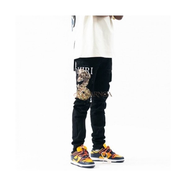 ✨[매장판]Amiri 2021 Mens Trendy Denim Pants - 아미리 2021 남성 트렌디 데님 팬츠 Ami0160x.Size(29 - 40).블랙