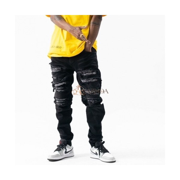 ✨[매장판]Amiri 2021 Mens Trendy Denim Pants - 아미리 2021 남성 트렌디 데님 팬츠 Ami0159x.Size(29 - 40).블랙