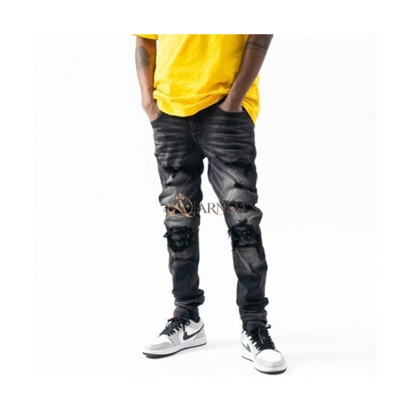 ✨[매장판]Amiri 2021 Mens Trendy Denim Pants - 아미리 2021 남성 트렌디 데님 팬츠 Ami0156x.Size(29 - 40).블랙