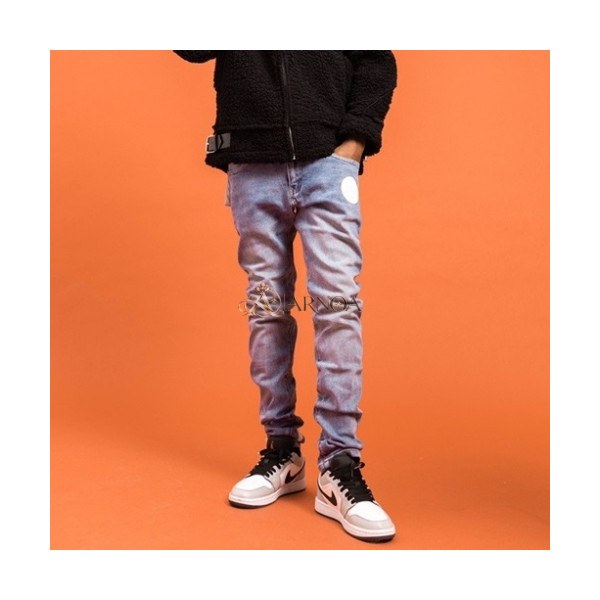 ✨[오프화이트]Off-white 2021 Mens Logo Denim Jeans - 오프화이트 2021 남성 로고 데님 청바지 Off0658x.Size(29 - 40).블루