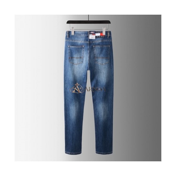✨[토미]Tommy 2021 Mens Business Logo Denim Jeans - 토미 2021 남성 비지니스 로고 데님 청바지 Tomy0043x.Size(30 - 42).블루