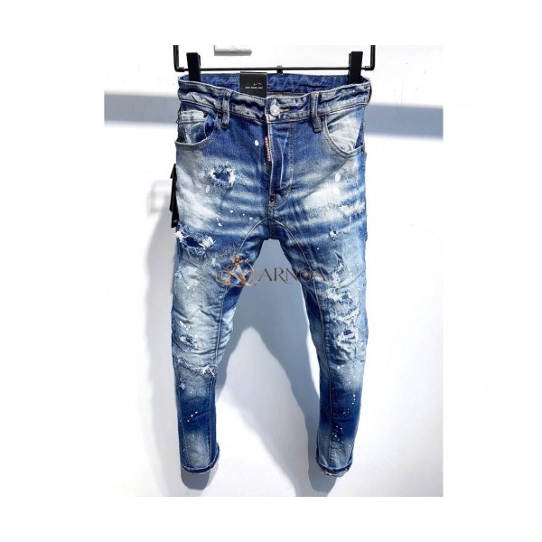 ✨[디스퀘어드]Dsquared2 2021 Mens Casual Denim Jeans - 디스퀘어드2 2021 남성 캐쥬얼 데님 청바지 Dsq0051x.Size(28 - 38).블루
