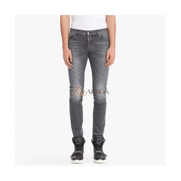 ✨Balmain 2021 Mens Denim Pants - 발망 2021 남성 캐쥬얼 데님 팬츠 Bam0112x.Size(30 - 38).그레이
