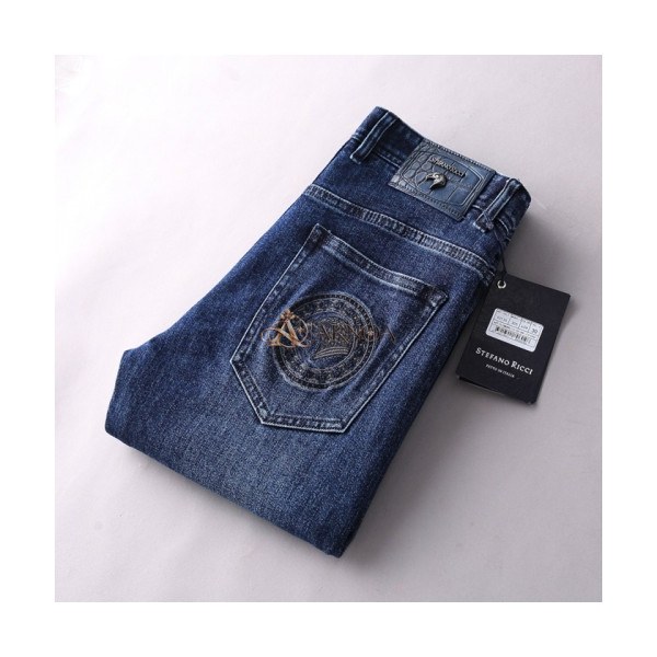 ✨Stefano Ricci 2021 Mens Business Classic Denim Jeans - 스테파노리치 2021 남성 비지니스 클래식 청바지 Ste0082x.Size(29 - 38).블루