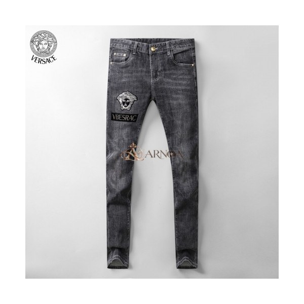 ✨[베르사체]Versace 2020 Mens Casual Denim Jeans - 베르사체 2020 남성 캐쥬얼 데님 청바지 Ver0685x.Size(29 - 38).블랙