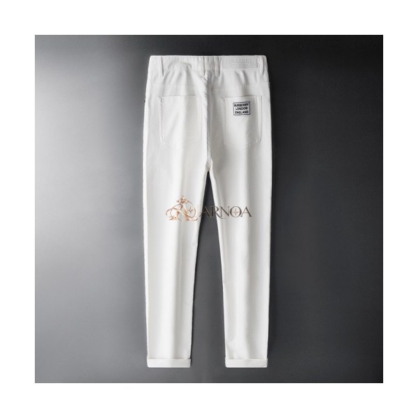 ✨[버버리]Burberry 2020 Mens Business Classic Cotton Pants - 버버리 2020 남성 비지니스 클래식 팬츠 Bur02982x.Size(29 - 40).화이트