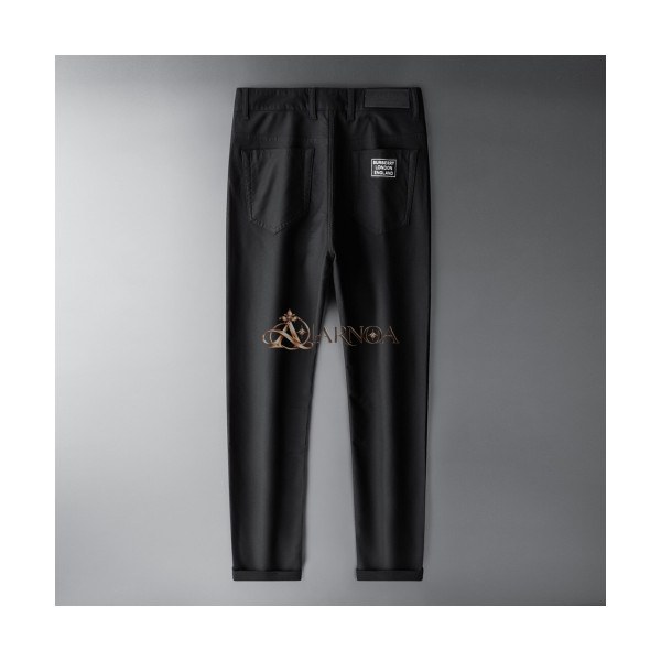 ✨[버버리]Burberry 2020 Mens Business Classic Cotton Pants - 버버리 2020 남성 비지니스 클래식 팬츠 Bur02980x.Size(29 - 40).블랙