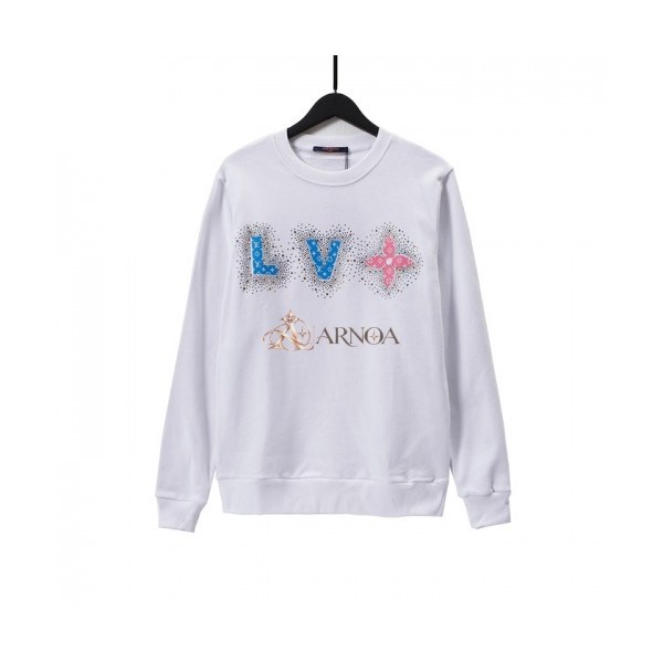 ✨Louis vuitton Mm/Wm Casual Cotton Tshirts White - 루이비통 2021 남/녀 캐쥬얼 코튼 맨투맨 Lou03706x Size(xs - l) 화이트