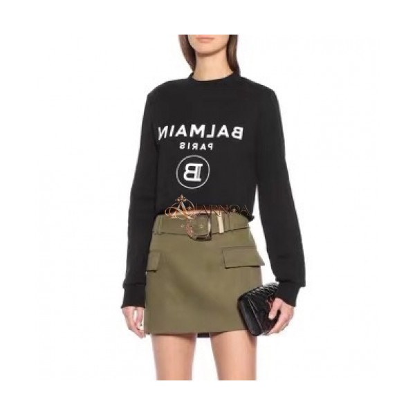 ✨Balmain Womens Crew-neck Tshirt - 발망 여성 크루넥 맨투맨 - bal536x