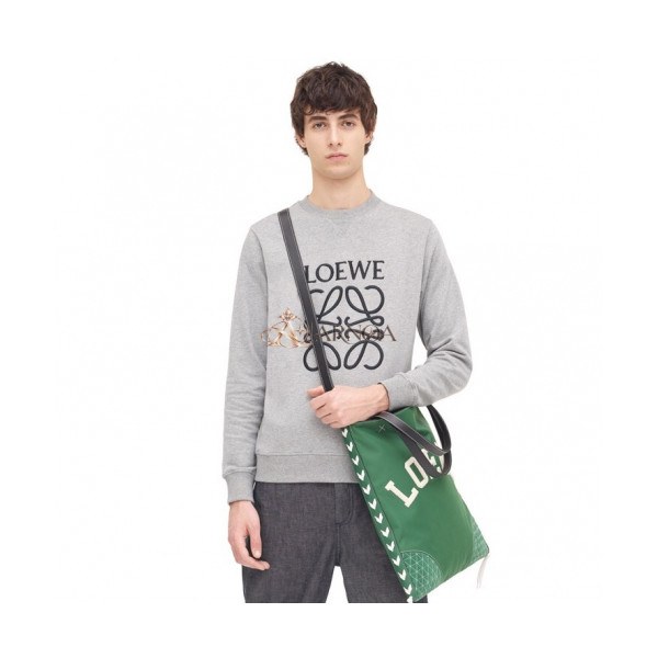 ✨[로에베]Loewe 2019 Mens Logo Crew-neck Cotton Man-to-man - 로에베 2019 남성 로고 크루넥 코튼 맨투맨 Loe0129x.Size(s - xl).그레이