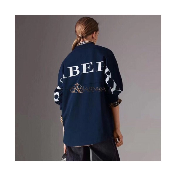 ✨Burberry 2019 Mm Logo Cotton Man-to-man - 버버리 2019 남자 로고 코튼 맨투맨 Bur01085x.Size(s - 2xl).네이비