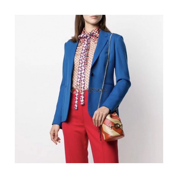 ✨Gucci Womens Trendy Ribbon Silk Tshirts - 구찌 여성 트렌디 리본 실크 셔츠 - guc1975x